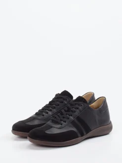 Hartjes – Sneaker aus Glatt- und Veloursleder Schwarz