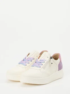 Hartjes – Sneaker aus Kalbleder in Cremeweiß