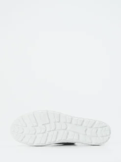 Hartjes – Sneaker aus Metallicleder silberfarben