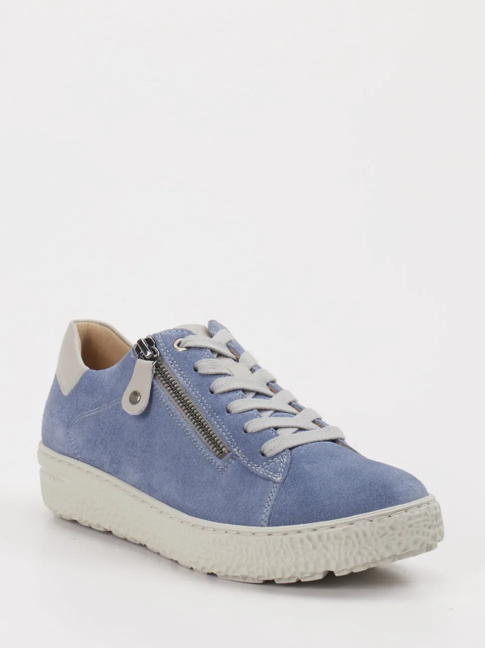 Hartjes – Sneaker aus Veloursleder jeansblau