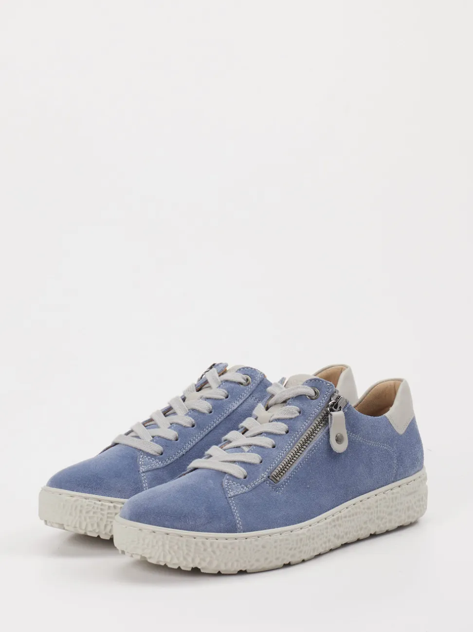 Hartjes – Sneaker aus Veloursleder jeansblau