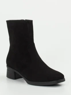 Hartjes – Stiefelette aus Nubukleder in Schwarz