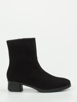 Hartjes – Stiefelette aus Nubukleder in Schwarz