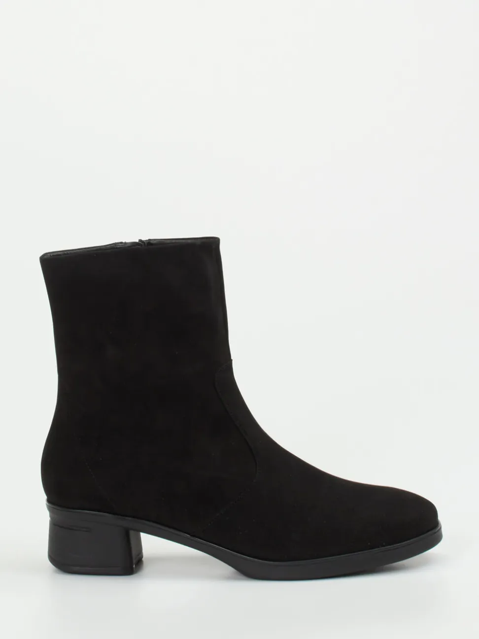 Hartjes – Stiefelette aus Nubukleder in Schwarz