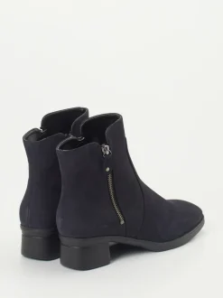 Hartjes – Stiefeletten aus Nubukleder in Dunkelblau
