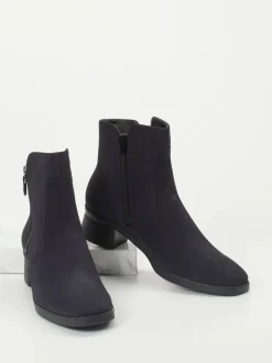 Hartjes – Stiefeletten aus Nubukleder in Dunkelblau
