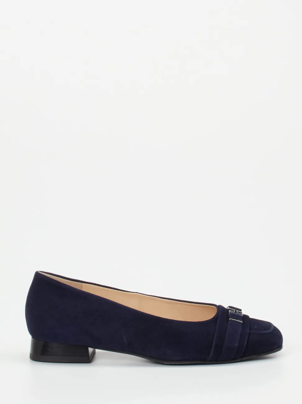Hassia – Ballerinas aus Veloursleder Dunkelblau