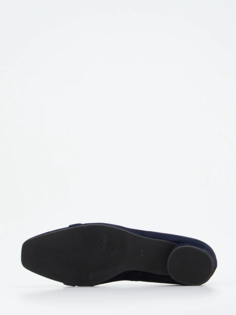 Hassia – Blockabsatz-Pumps aus Veloursleder Dunkelblau