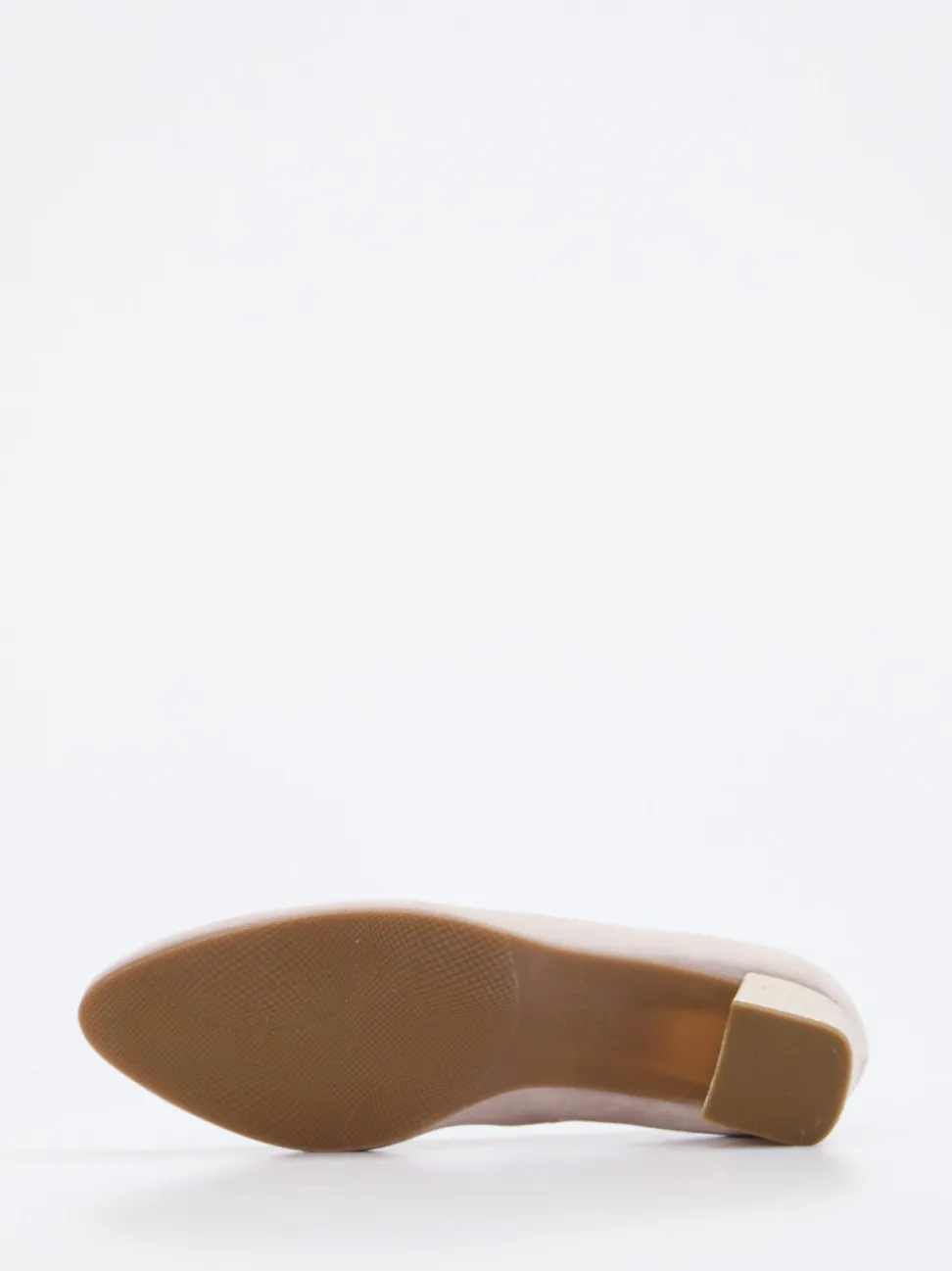 Hassia – Blockabsatz-Pumps aus Veloursleder beige