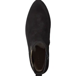 Hassia – Chelsea-Stiefelette aus Veloursleder schwarz