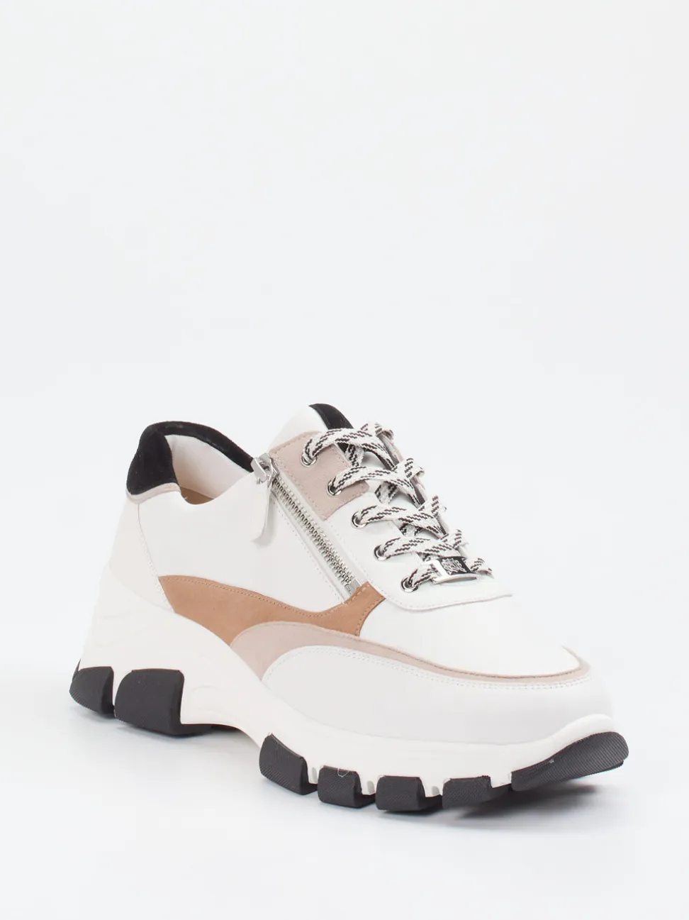 Hassia – Chunky Sneaker aus Kalbleder Offwhite