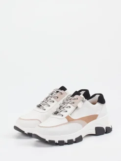 Hassia – Chunky Sneaker aus Kalbleder Offwhite