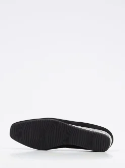 Hassia – Keilpumps aus Veloursleder Schwarz