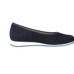 Hassia – Komfort-Ballerina aus Veloursleder Blau