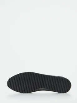 Hassia – Komfort-Ballerinas aus Textil und Lackleder schwarz