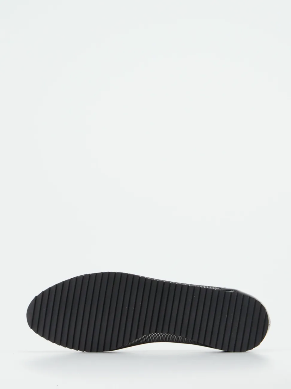 Hassia – Komfort-Ballerinas aus Textil und Lackleder schwarz