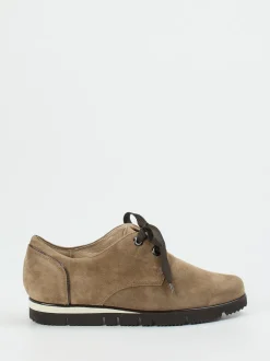 Hassia – Komfort-Halbschuh aus Veloursleder Sandbeige