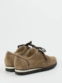 Hassia – Komfort-Halbschuh aus Veloursleder Sandbeige