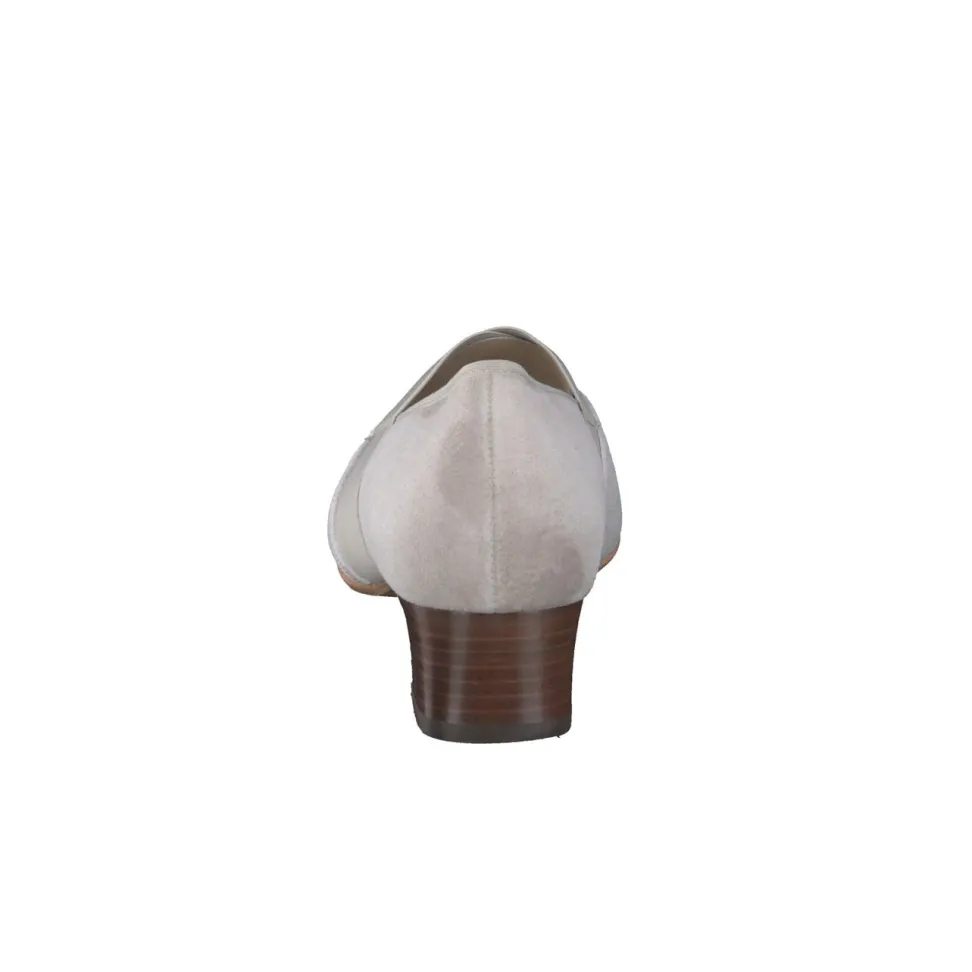 Hassia – Komfortpumps aus Veloursleder beige