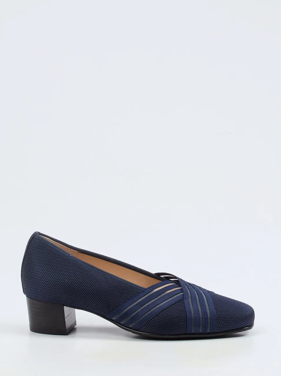 Hassia – Komfortpumps aus Meshstretch-Textil Blau
