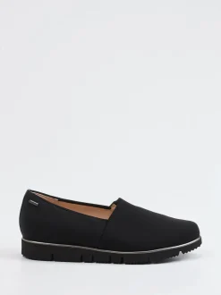 Hassia – Komfort-Slipper aus Stretchtextil Schwarz