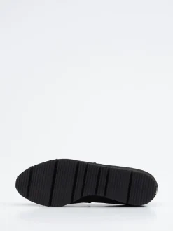 Hassia – Komfort-Slipper aus Stretchtextil Schwarz