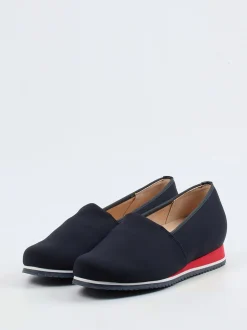 Hassia – Komfort-Slipper aus Textil in Keilform