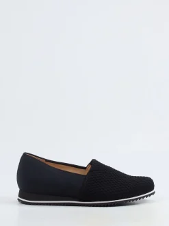 Hassia – Komfort-Slipper aus Textil in Schwarz
