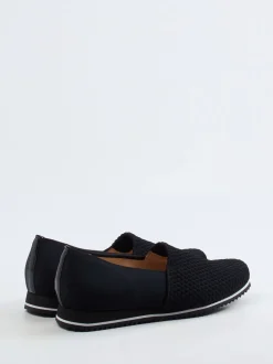 Hassia – Komfort-Slipper aus Textil in Schwarz