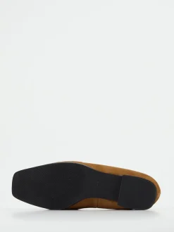 Hassia – Loafer aus Veloursleder Cognacbraun