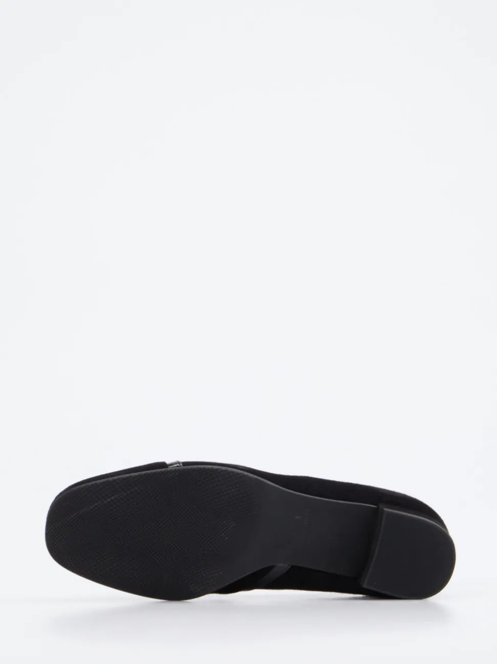Hassia – Loafer-Pumps aus Veloursleder Schwarz