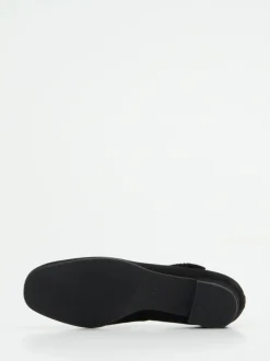 Hassia – Mary Jane Pumps aus Veloursleder schwarz