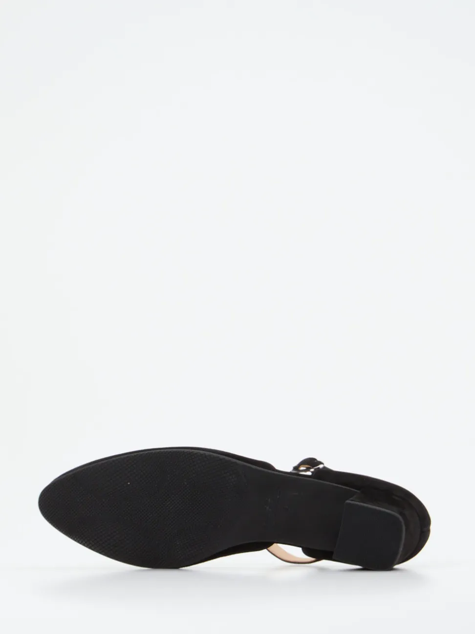 Hassia – Mary-Jane-Pumps aus Veloursleder schwarz