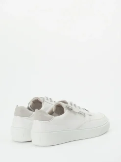 Hassia – Plateau-Sneaker aus Kalbleder in Offwhite