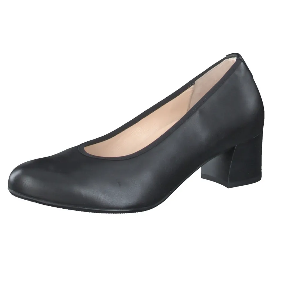 Hassia – Pumps aus Lammleder schwarz