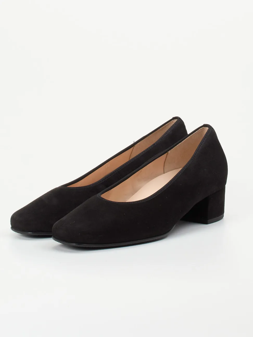 Hassia – Pumps aus Veloursleder schwarz