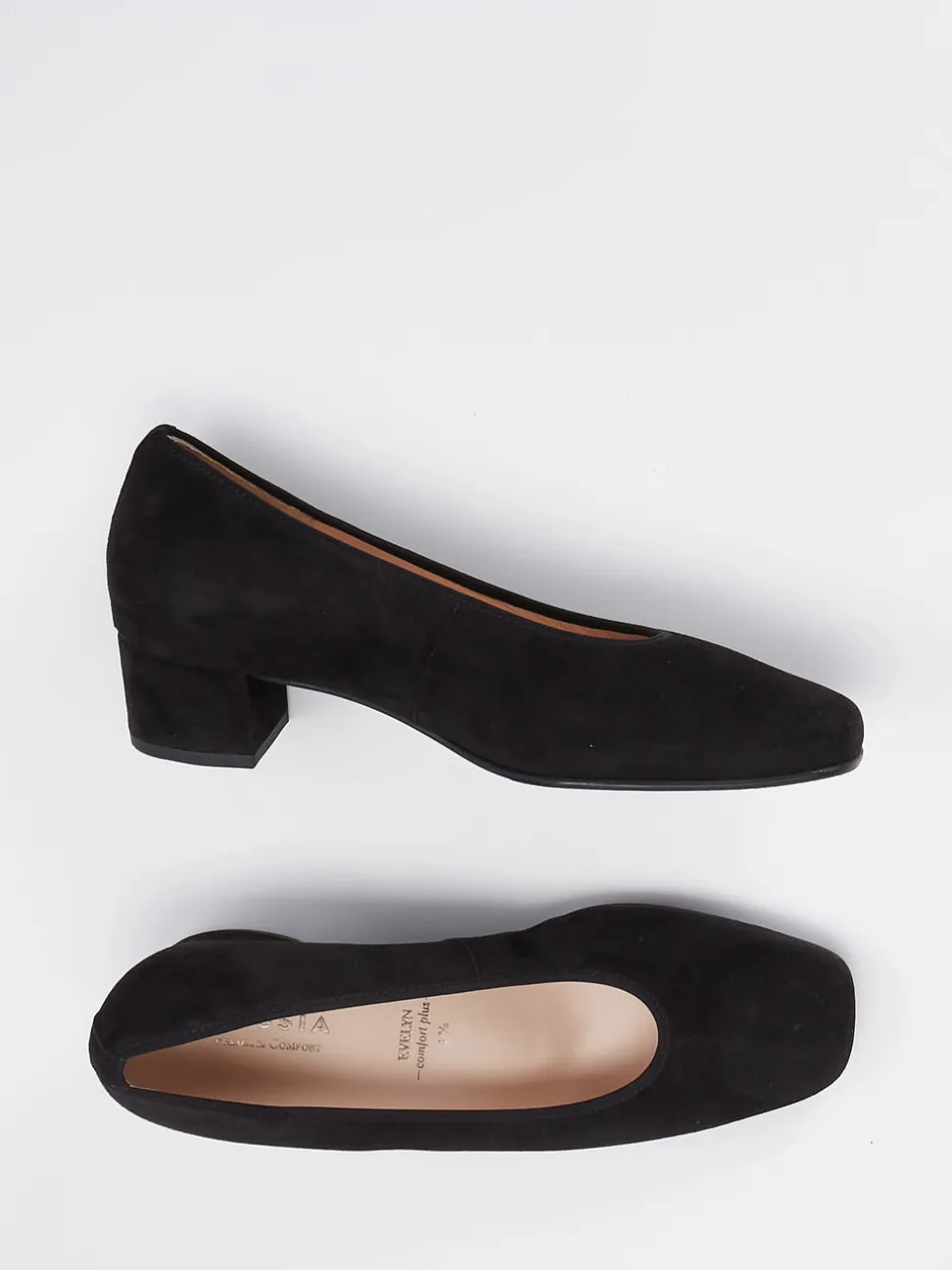 Hassia – Pumps aus Veloursleder schwarz