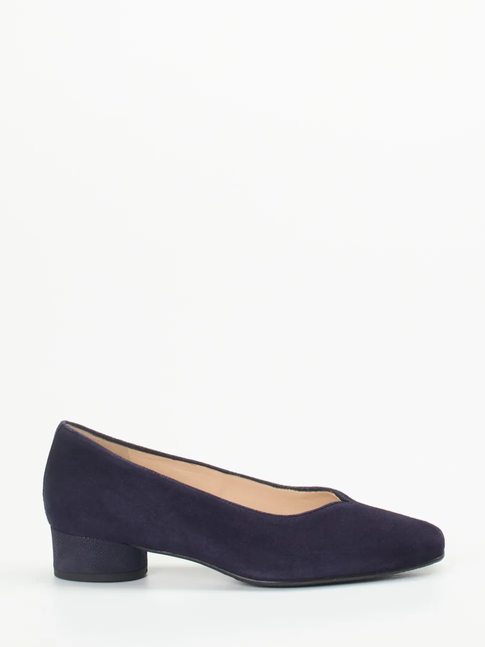 Hassia – Pumps aus Veloursleder Dunkelviolett