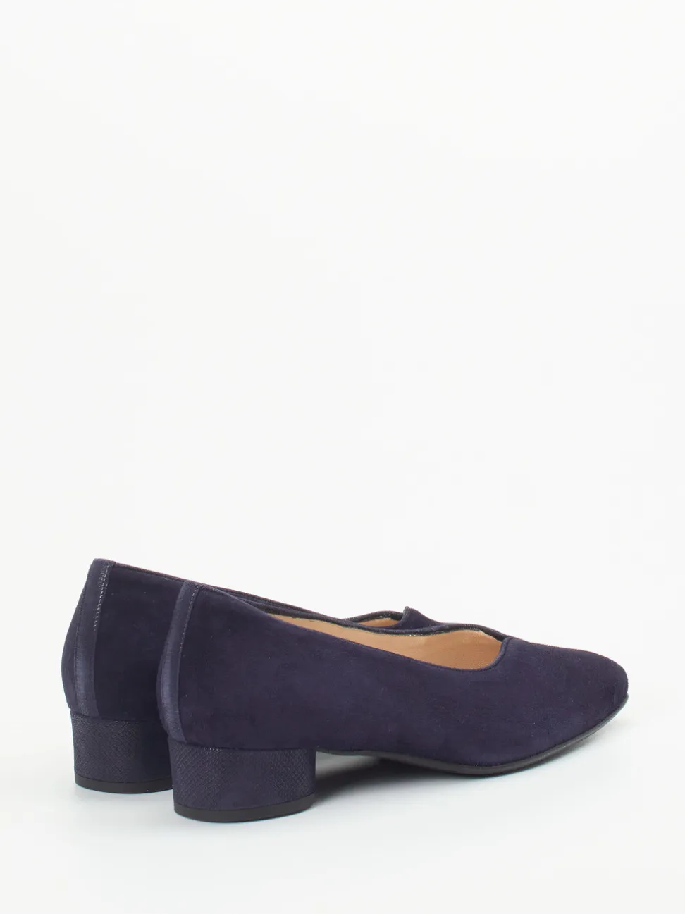 Hassia – Pumps aus Veloursleder Dunkelviolett