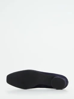 Hassia – Pumps aus Veloursleder Dunkelviolett