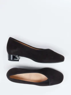 Hassia – Pumps aus Veloursleder in Schwarz