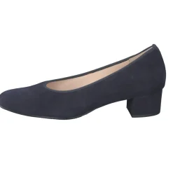 Hassia – Pumps aus Veloursleder Dunkelblau