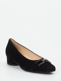 Hassia – Pumps aus Veloursleder schwarz