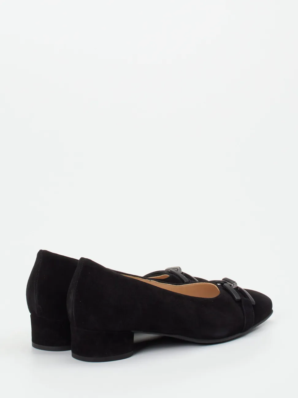 Hassia – Pumps aus Veloursleder schwarz