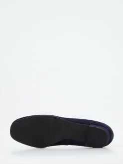 Hassia – Pumps aus Veloursleder Dunkelblau