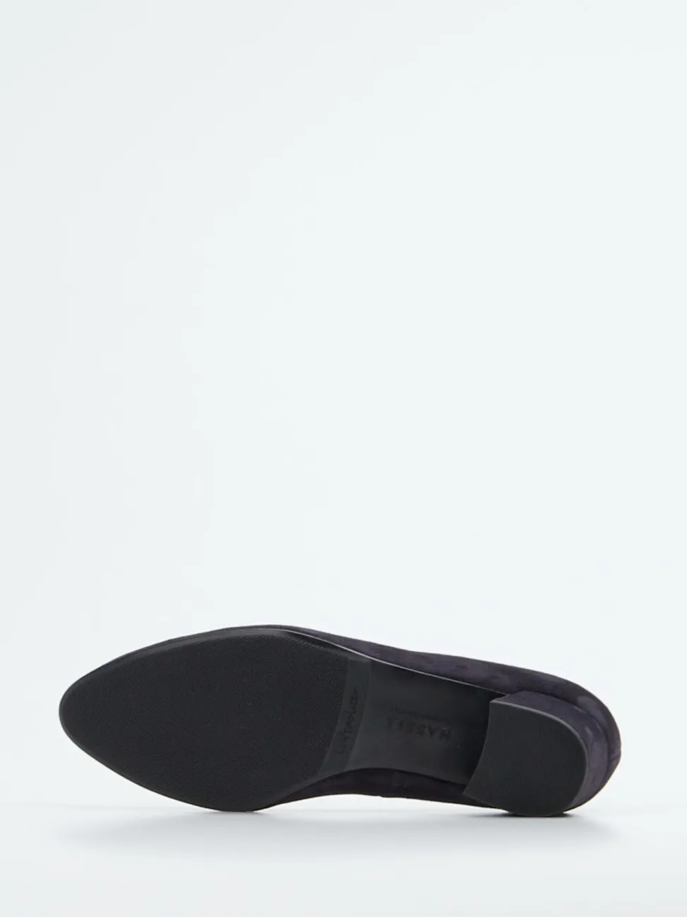 Hassia – Pumps aus Veloursleder Dunkelblau