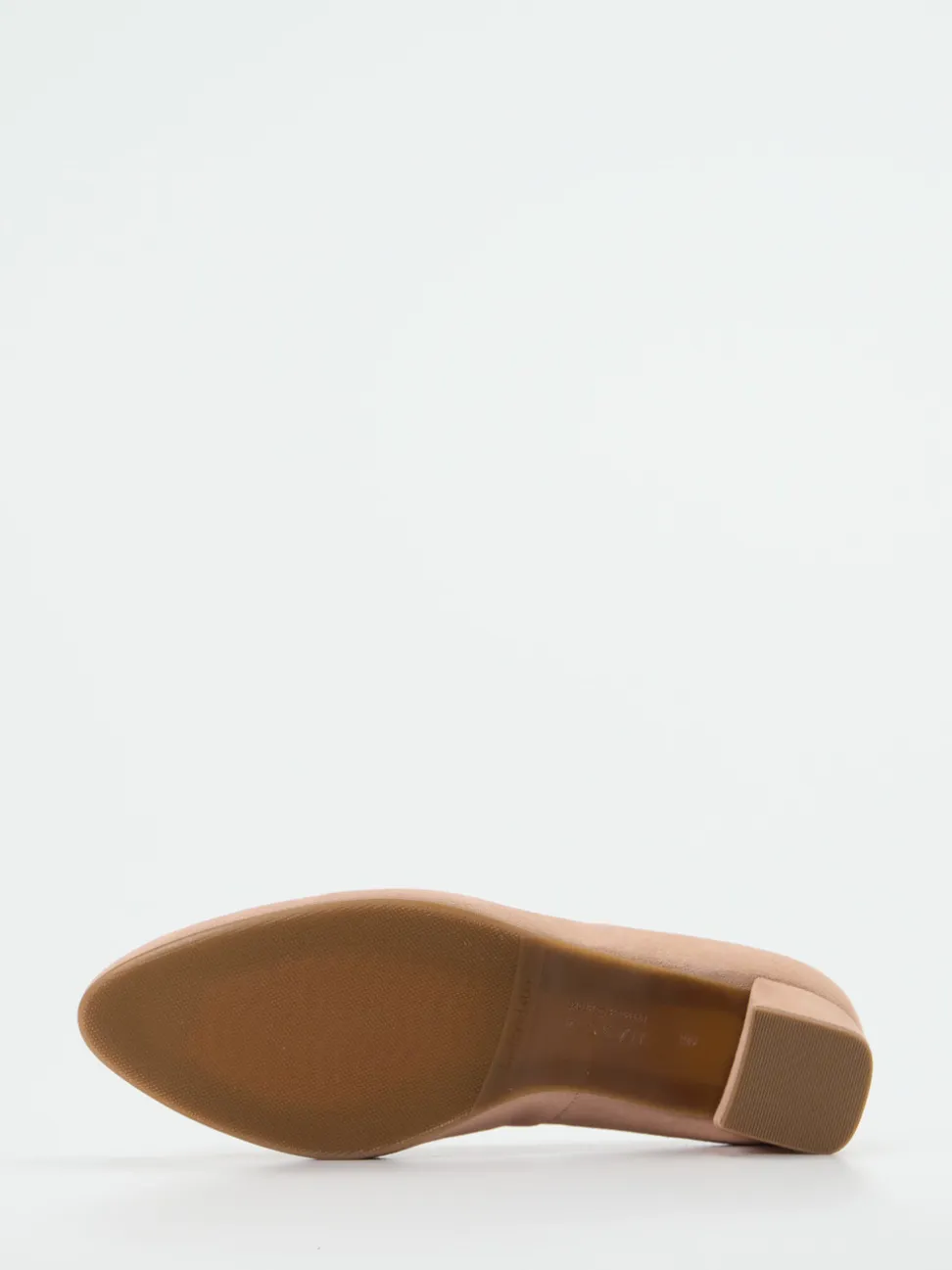Hassia – Pumps aus Veloursleder Rosébeige