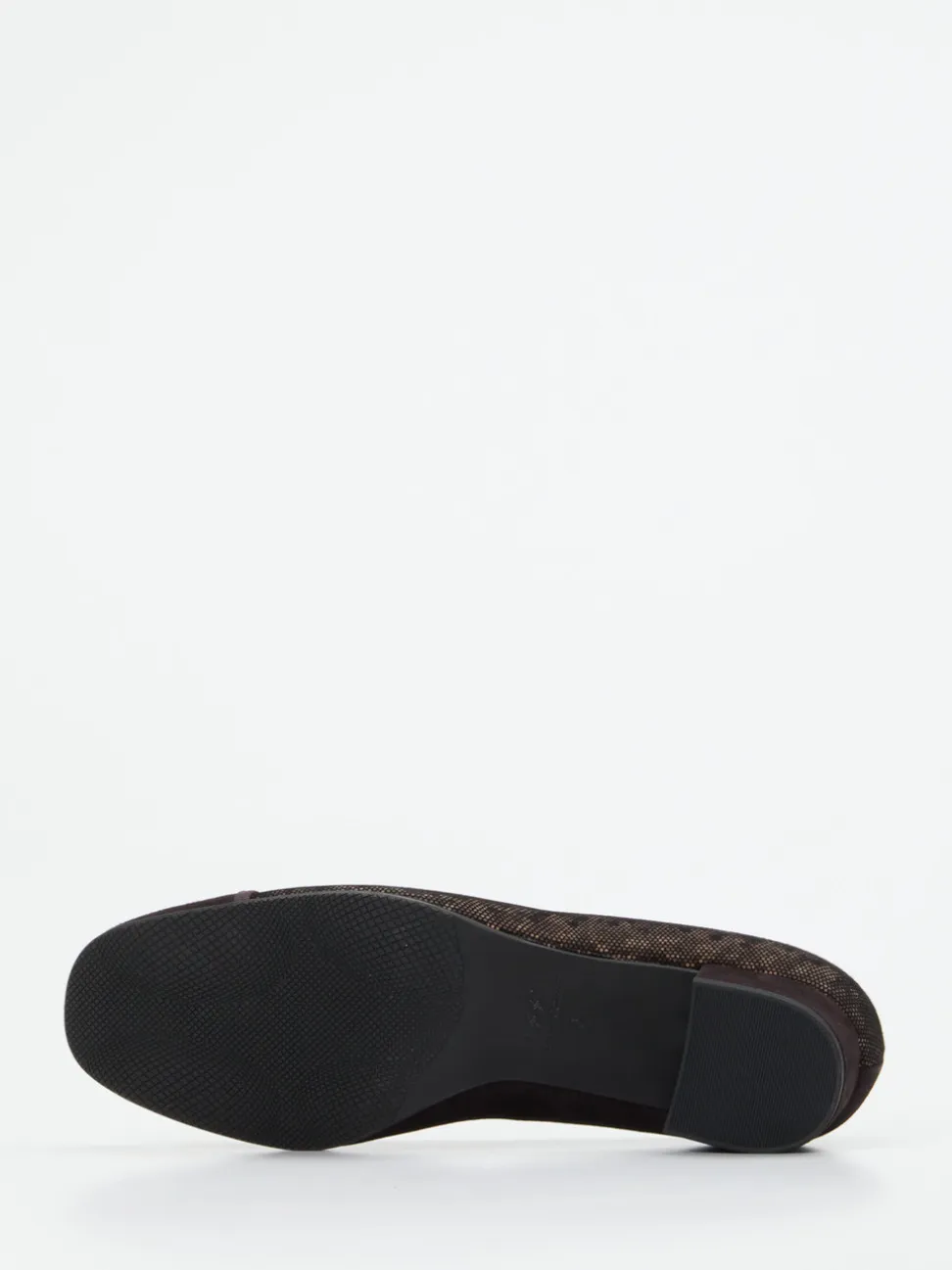 Hassia – Pumps aus Veloursleder mit Metallic-Mesh