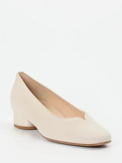 Hassia – Pumps aus Veloursleder in Beige