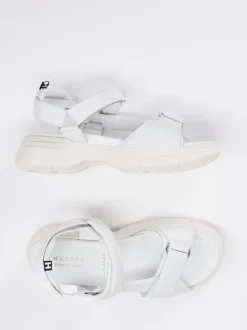 Hassia – Sandalen aus Kalbleder Off-White
